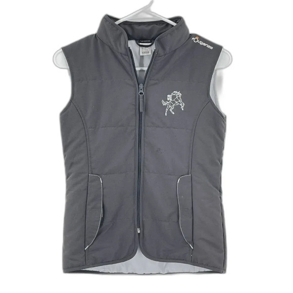 Fouganza Decathlon Sleeveless Horse Riding‎ Vest Jacket Grey 12 Yrs Old Unisex - Picture 1 of 13